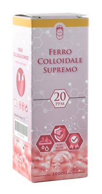 SPRAY FERRO COLLOIDALE SUPREMO 20PPM 100 ML - Farmafamily.it