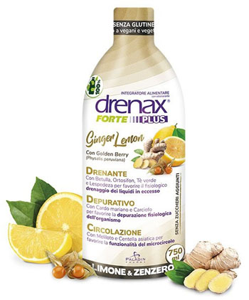 DRENAX FORTE PLUS GINGER LEMON 750 ML - Farmafamily.it