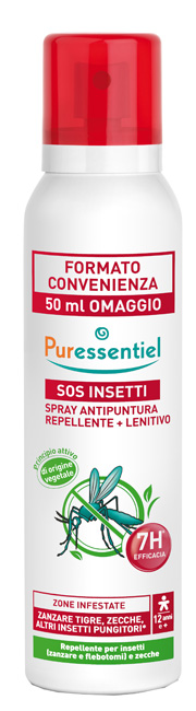 PURESSENTIEL SPRAY ANTIPUNTURA SOS INSETTI PMC 200 ML - Farmafamily.it