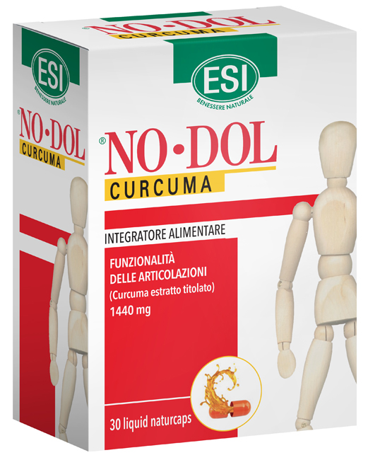 ESI NO DOL CURCUMA 30 NATURCAPS LIQUID - Farmafamily.it