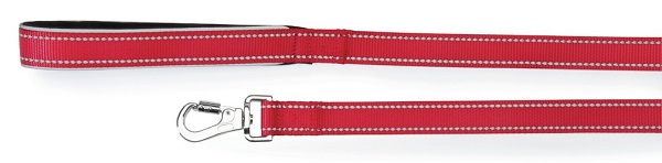 GUINZAGLIO REFLEX CON MANIGLIA IN NEOPRENE ROSSO 20 X 1200 MM - Farmafamily.it