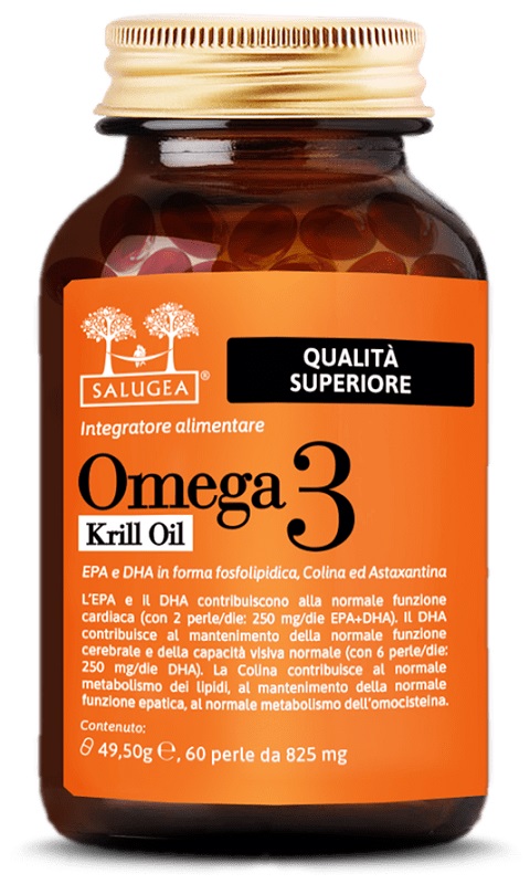 SALUGEA OMEGA 3 KRILL OIL 60 PERLE - Farmafamily.it