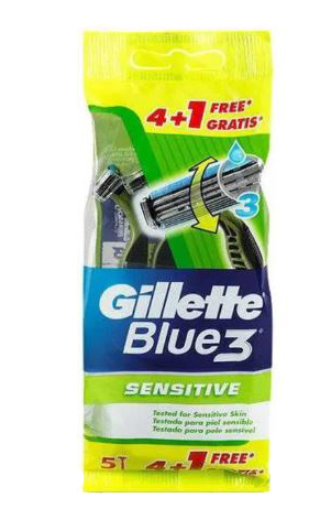 GILLETTE BLUE3 SENS 4 PEZZI + 1 G - Farmafamily.it