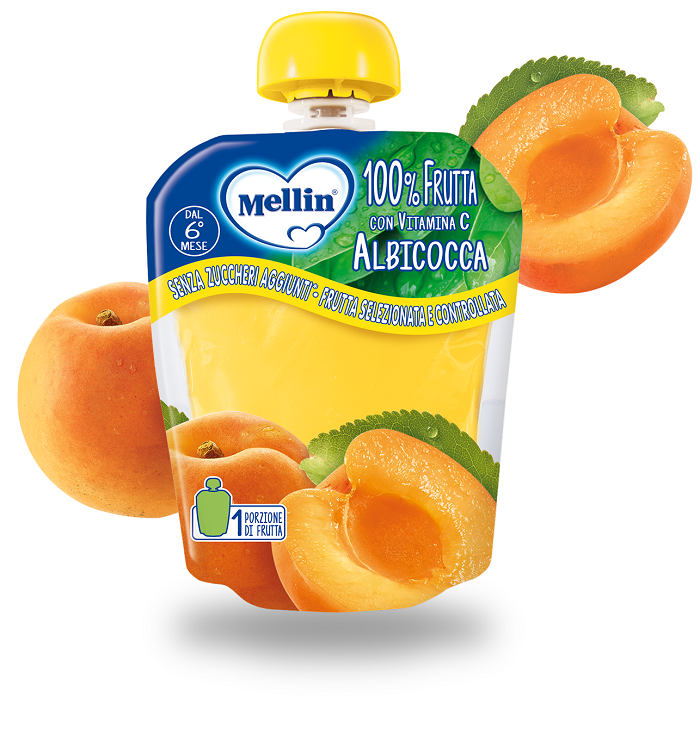 MELLIN POUCH ALBICOCCA 90 G - Farmafamily.it