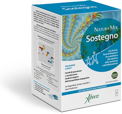 NATURA MIX ADVANCED SOSTEGNO OROSOLUBILE 20 BUSTINE - Farmafamily.it
