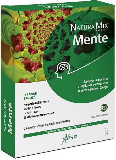 NATURA MIX ADVANCED MENTE 10 FLACONCINI - Farmafamily.it
