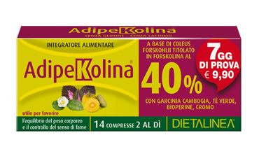 ADIPEKOLINA 7 DAYS 14 COMPRESSE DIETALINEA - Farmafamily.it