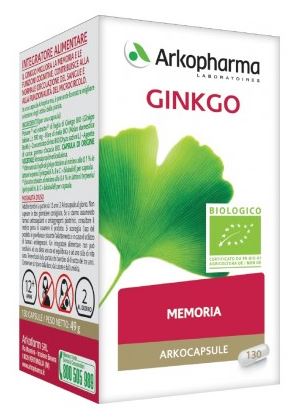 ARKO CAPSULE GINKGO BIO 130 CAPSULE - Farmafamily.it