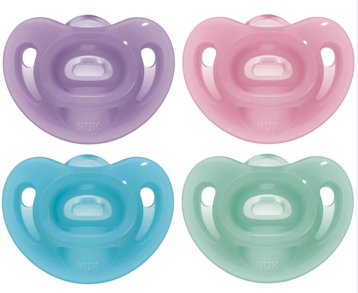 NUK SUCCHIETTO SENSITIVE IN SILICONE 6-18 MESI 2 PEZZI - Farmafamily.it