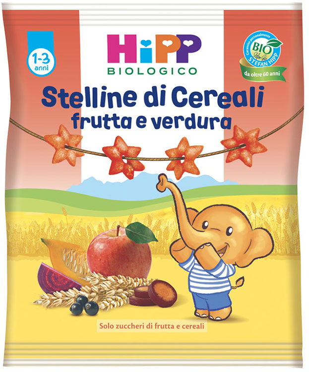 HIPP BIO STELLINE FRUTTA VERDURA 30 G - Farmafamily.it