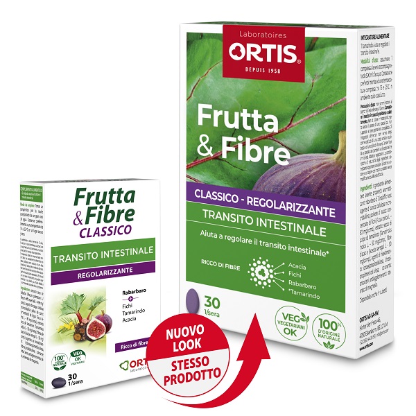 FRUTTA & FIBRE CLASSICO 30 COMPRESSE - Farmafamily.it