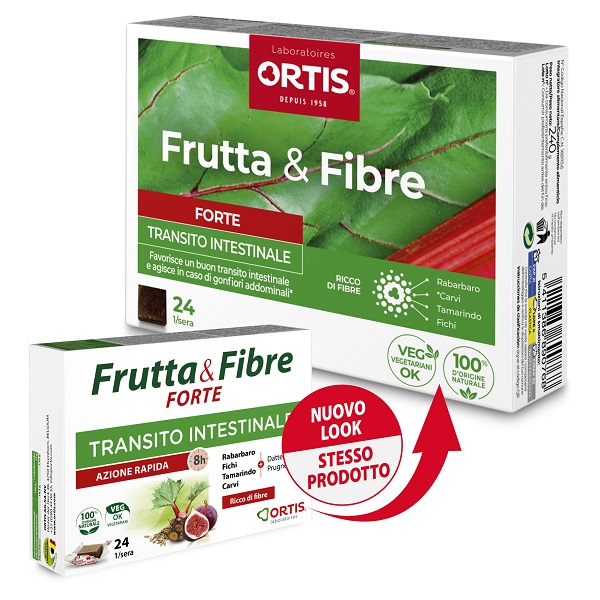 FRUTTA & FIBRE FORTE 24 CUBETTI - Farmafamily.it