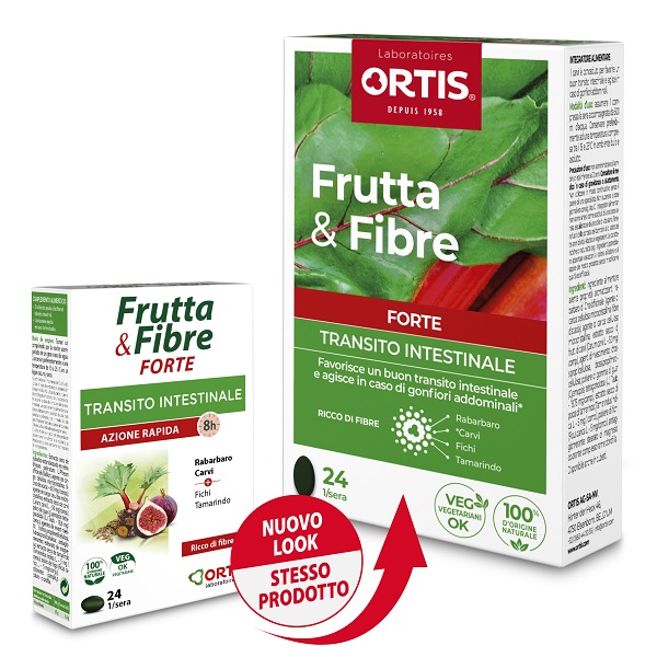 FRUTTA & FIBRE FORTE 24 COMPRESSE - Farmafamily.it