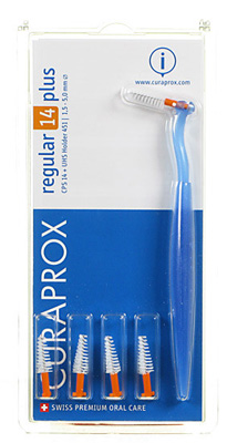 CURAPROX CPS REGULAR CPS 14 CON 5 SCOVOLINI + SUPPORTO - Farmafamily.it