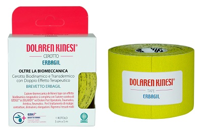 DOLAREN KINESI EMULGEL CEROTTO TERAPEUTICO GIALLO CM 5X5 M IN ROTOLO - Farmafamily.it