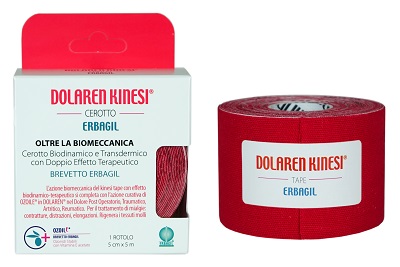 DOLAREN KINESI EMULGEL CEROTTO TERAPEUTICO ROSSO CM 5X5 M IN ROTOLO - Farmafamily.it