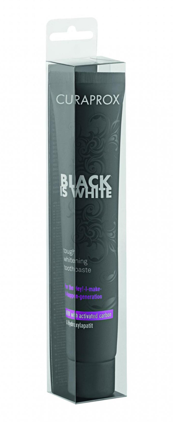 CURAPROX BLACK IS WHITE DENTIFRICIO TRAVEL SIZE 10 ML - Farmafamily.it
