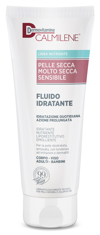 DERMOVITAMINA CALMILENE FLUIDO IDRATANTE PER PELLE SECCA, MOLTO SECCA E SENSIBILE 250 ML - Farmafamily.it