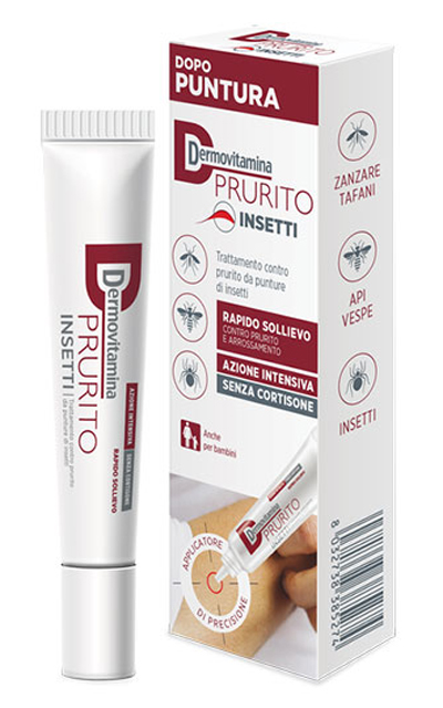 DERMOVITAMINA PRURITO INSETTI DOPO PUNTURA RAPIDO SOLLIEVO AZIONE INTENSIVA SENZA CORTISONE 15 ML - Farmafamily.it