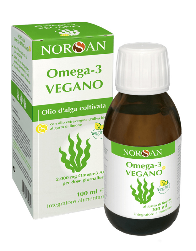 NORSAN OMEGA 3 VEGANO 100 ML AL GUSTO DI LIMONE - Farmafamily.it