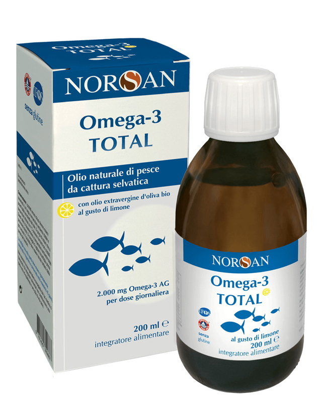 NORSAN OMEGA 3 TOTAL 200 ML GUSTO LIMONE - Farmafamily.it
