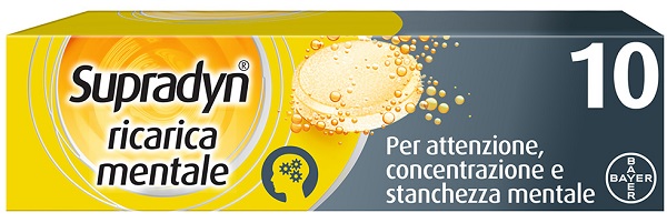 SUPRADYN RICARICA MENTALE 10 COMPRESSE - Farmafamily.it