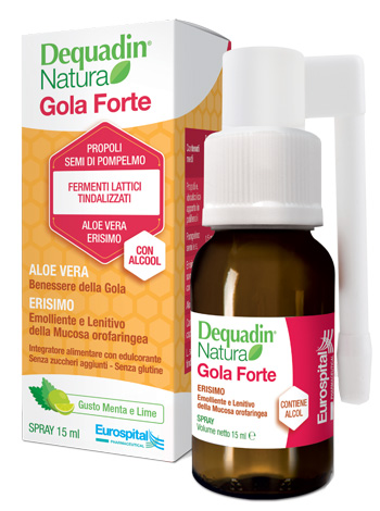 DEQUADIN NATURA GOLA FORTE SPRAY 15 ML - Farmafamily.it