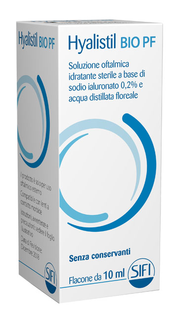 GOCCE OCULARI HA 0,2% E ACQUE DISTILLATE HYALISTIL BIO PF FRUTTI ROSSI 10 ML - Farmafamily.it
