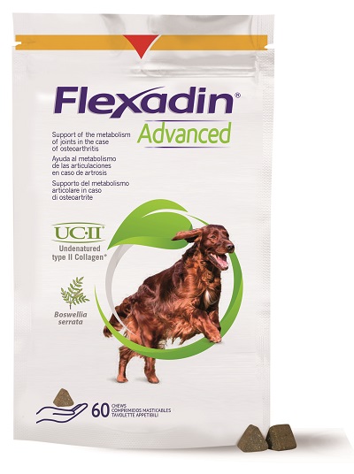 FLEXADIN ADVANCED 60 TAVOLETTE APPETIBILI MASTICABILI PER CANI - Farmafamily.it