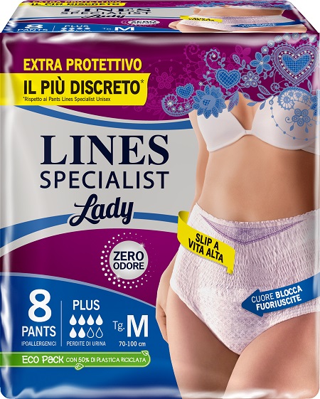 LINES SPECIALIST PANTS PLUS M FARMA 8 PEZZI - Farmafamily.it