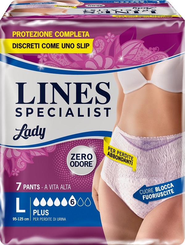 LINES SPECIALIST PANTS LADY PLUS L FARMA 7 PEZZI - Farmafamily.it