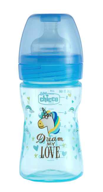 CHICCO BIBERON WB FANTASTIC LOVE SILICONE 150 ML - Farmafamily.it