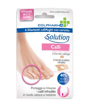 DISCHETTO CALLIFUGO CON CEROTTO COLPHARMA CALLI INFRADITO 6 PEZZI - Farmafamily.it