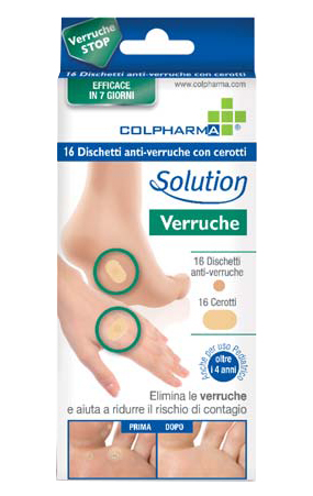 DISCHETTO ANTIVERRUCA CON CEROTTI COLPHARMA - Farmafamily.it