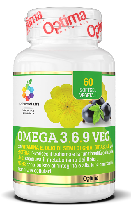 COLOURS OF LIFE OMEGA 3-6-9 VEG 60 SOFT GEL - Farmafamily.it