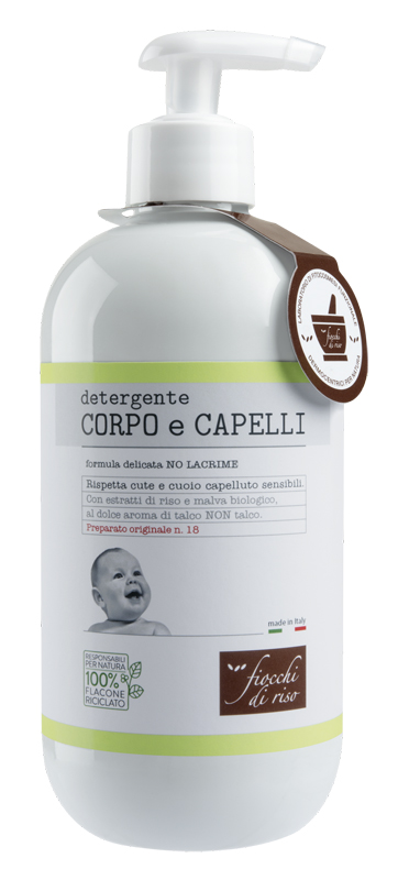 FIOCCHI DI RISO DETERGENTE CORPO/CAPELLI TALCO 400 ML - Farmafamily.it