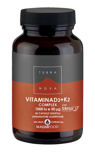TERRANOVA VITAMINA D3 + K2 50 CAPSULE - Farmafamily.it