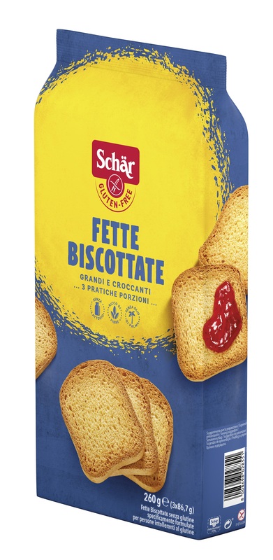 SCHAR FETTE BISCOTTATE 3 PORZIONI DA 86,7 G - Farmafamily.it