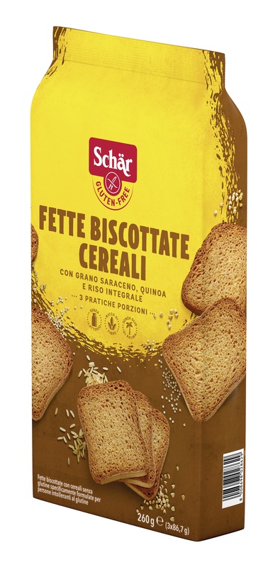 SCHAR FETTE BISCOTTATE CEREALI 3 PORZIONI DA 86,7 G - Farmafamily.it