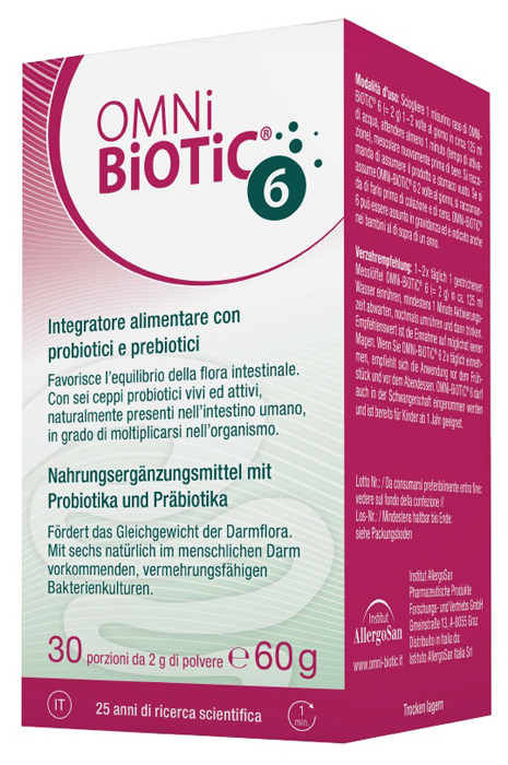 OMNI BIOTIC 6 BARATTOLO 60 G - Farmafamily.it