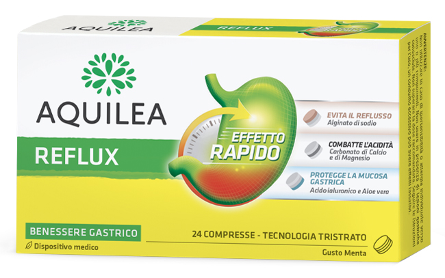 AQUILEA REFLUX 24 COMPRESSE - Farmafamily.it