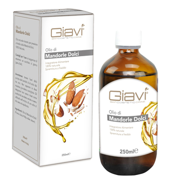 GIAVI OLIO DI MANDORLE 250 ML - Farmafamily.it