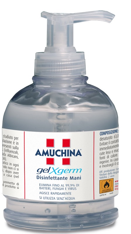 AMUCHINA GEL X-GERM DISINFETTANTE MANI 250 ML - Farmafamily.it