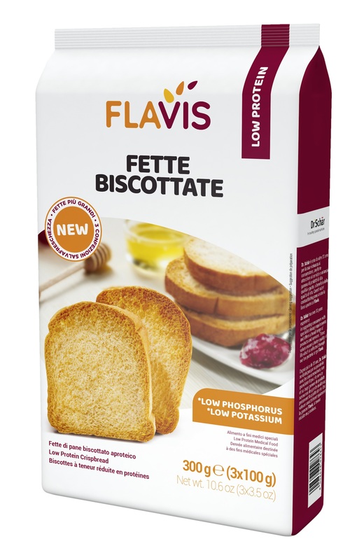 FLAVIS FETTE BISCOTTATE APROTEICHE 300 G - Farmafamily.it