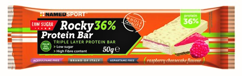 ROCKY 36% PROTEIN BAR RASPBERRY CHEESECAKE BARRETTA 50 G - Farmafamily.it