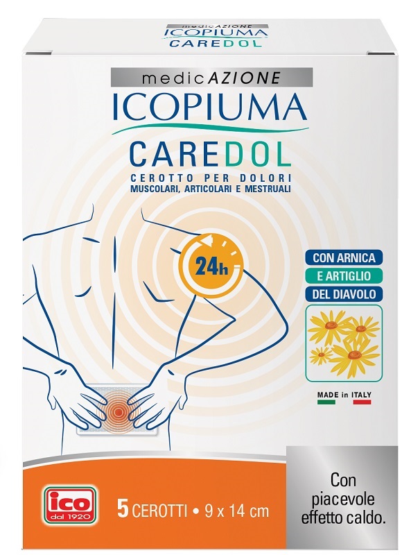 ICOPIUMA CAREDOL CEROTTO DOL RETTANGOLARE 5 PEZZI - Farmafamily.it