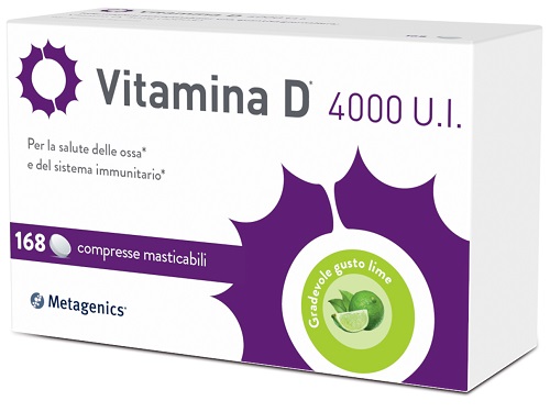 VITAMINA D 4000UI 168 COMPRESSE MASTICABILI - Farmafamily.it