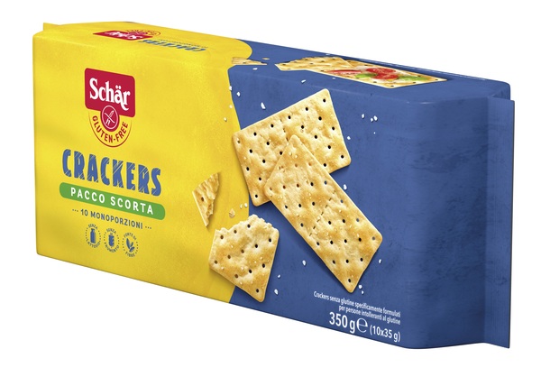 SCHAR CRACKERS SENZA LATTOSIO PACCO SCORTA 10 MONOPORZIONI DA 35 G - Farmafamily.it