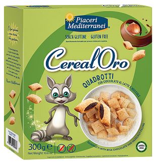 PIACERI MEDITERRANEI CEREALORO QUADROTTI 300 G - Farmafamily.it