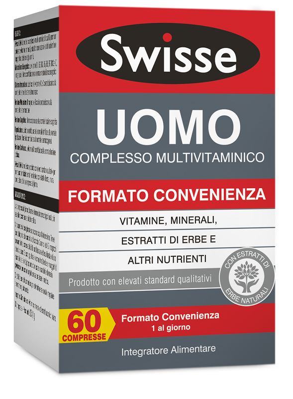 SWISSE UOMO MULTIVITAMINICO 60 COMPRESSE - Farmafamily.it